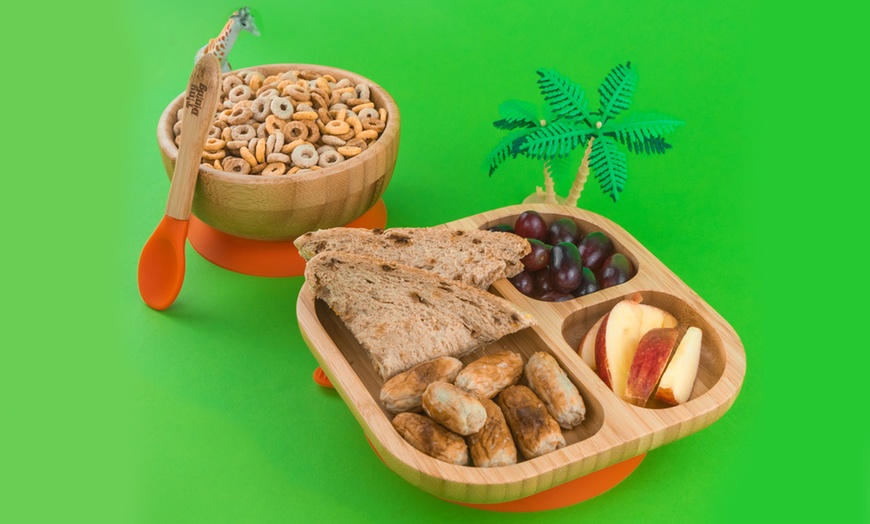 Image 7: Children's Bamboo Feeding Set