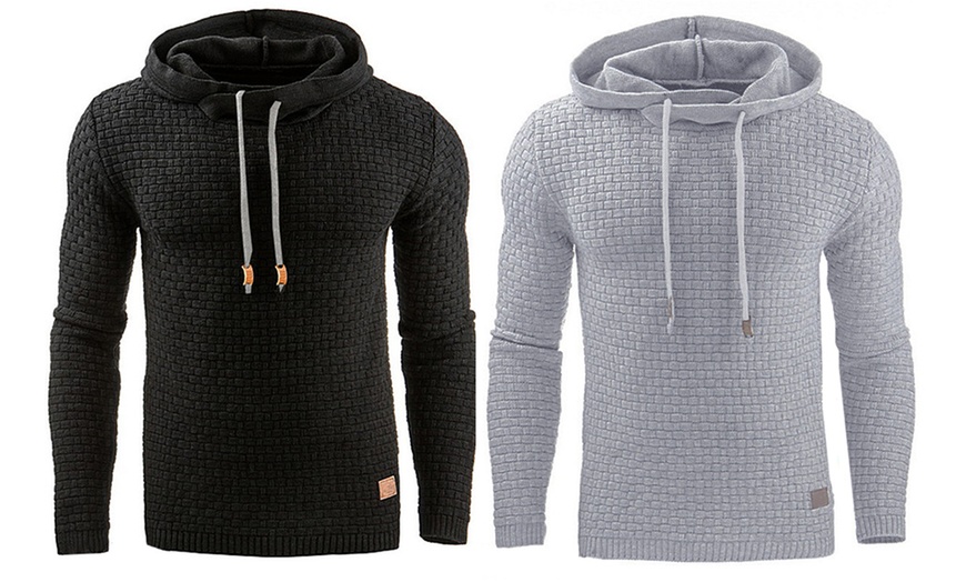 Image 6: Men's Textured Hoodie