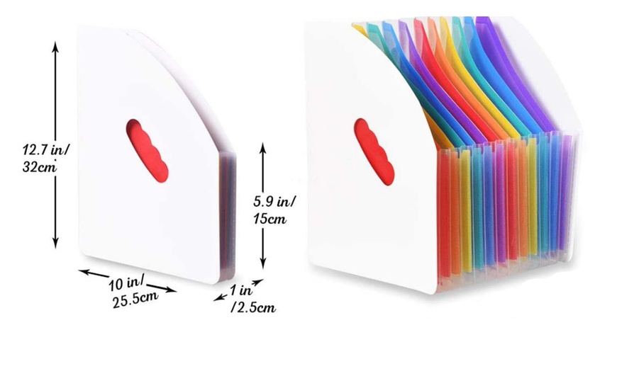 Image 12: Standing Retractable Document Organiser