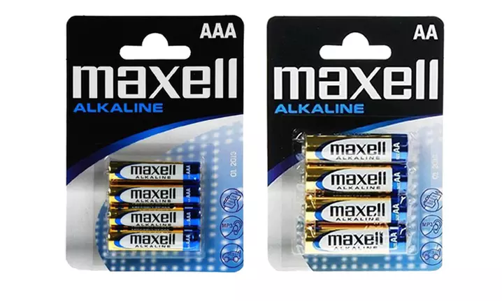 Fino a 192 batterie alcaline Maxell con tecnologia a lunga durata