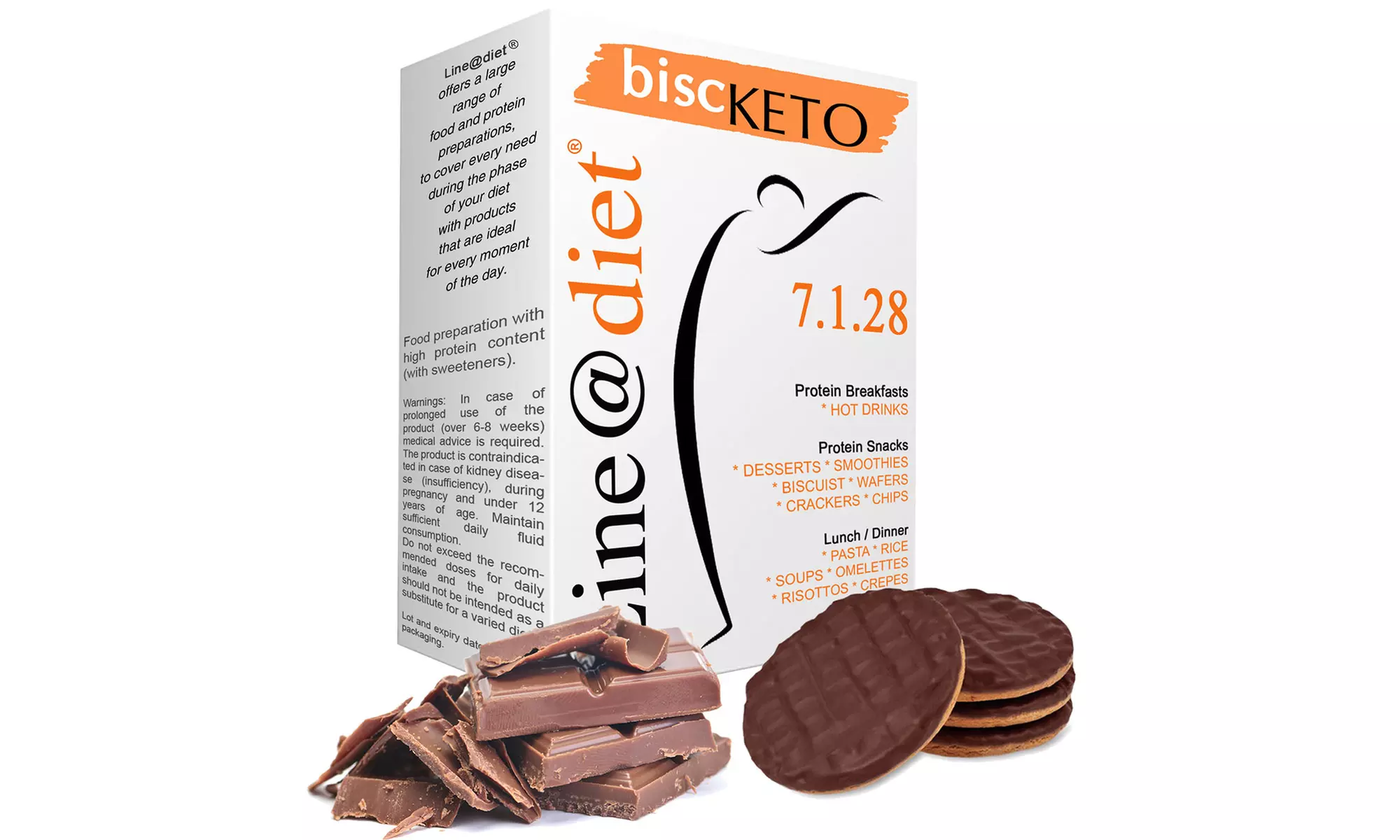 1, 2 o 4 confezioni di biscotti proteici Lineadiet