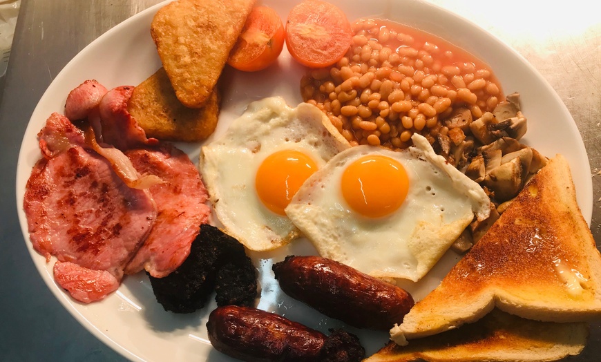 Image 1: Full English Breakfast with Drink