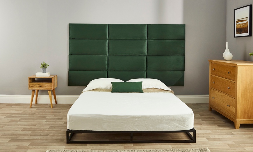 Image 2: Metal Platform Bed