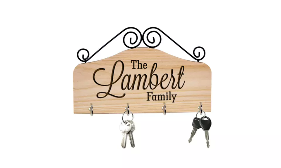 Engraved Key Holders from CabanyCo (Up to 64% Off). Two Options Available. - Second Medium