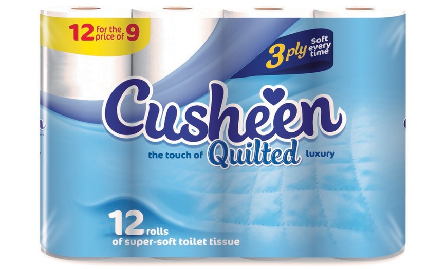 Image 2: Quilted Three-Ply Toilet Rolls
