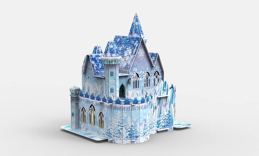 Image 3: Build Your Own Mini Ice Castle Dollhouse Kit