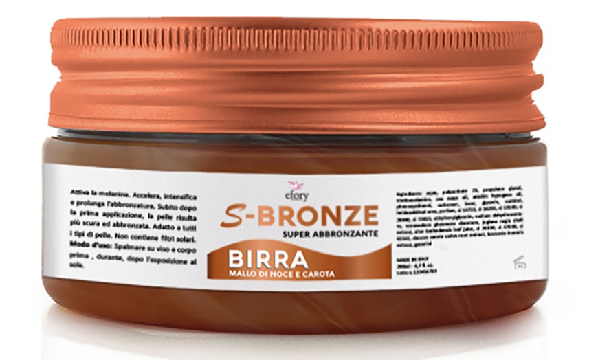 Image 1: 1, 2 o 3 S-BRONZE super abbronzante alla Birra Efory Cosmetics