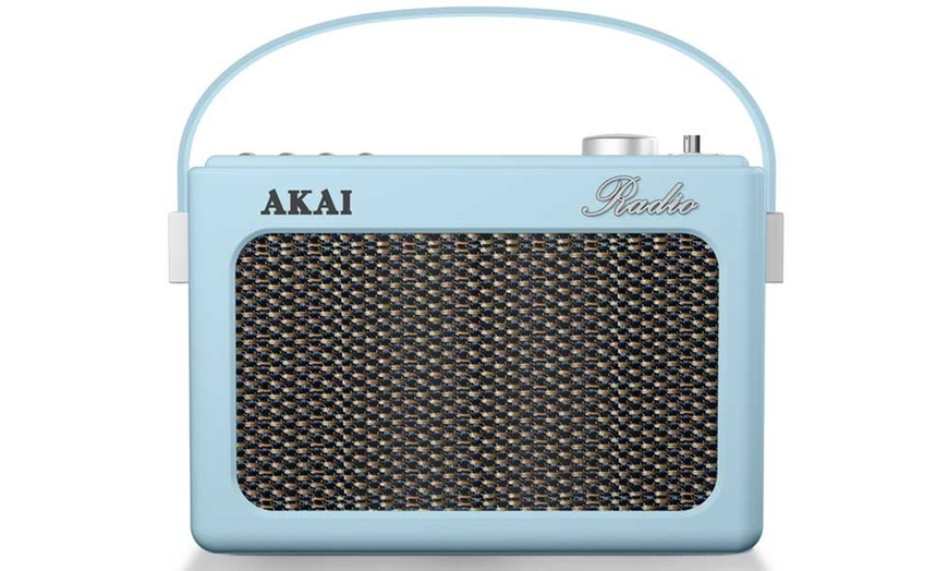 Image 4: Akai Retro-Style DAB Radio