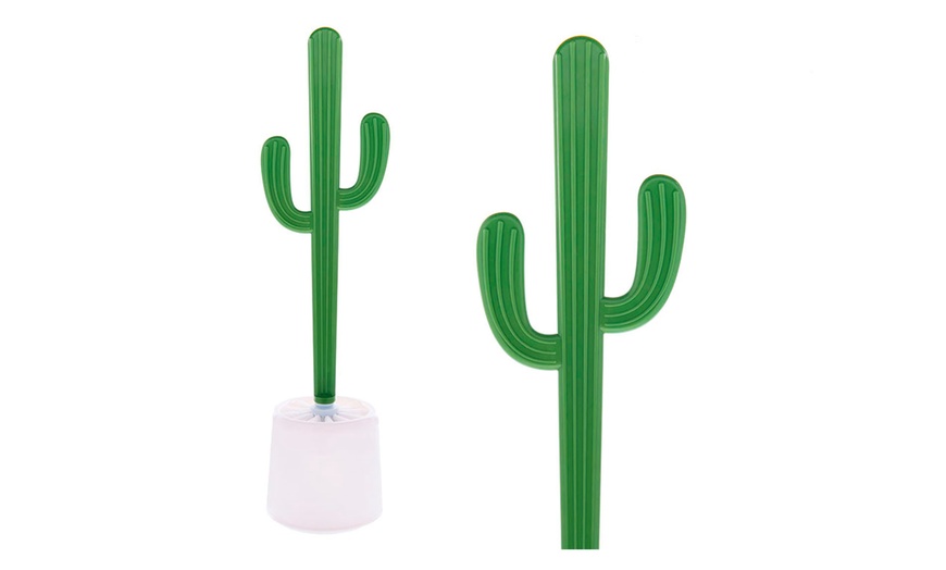 Image 2: Flamingo or Cactus Toilet Brush