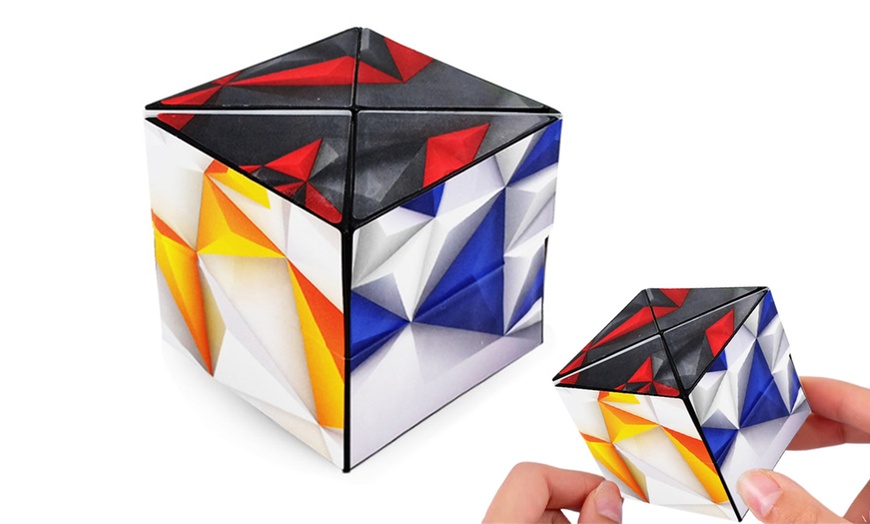 Image 7: Two Pieces Infinity Stress Relief Puzzle Cube