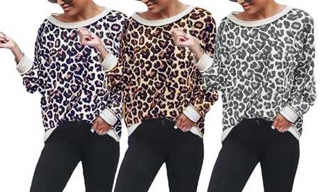 1 o 2 maglie leopardate da donna disponibili in 3 taglie e colori