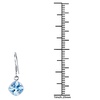 Image 3: 3.53 CTW Blue Topaz Drop Earrings in Sterling Silver by Orchid Jewelry