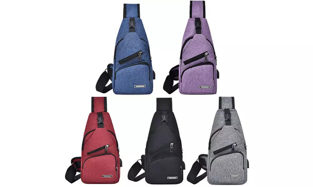 Sac en bandoulière avec port USB