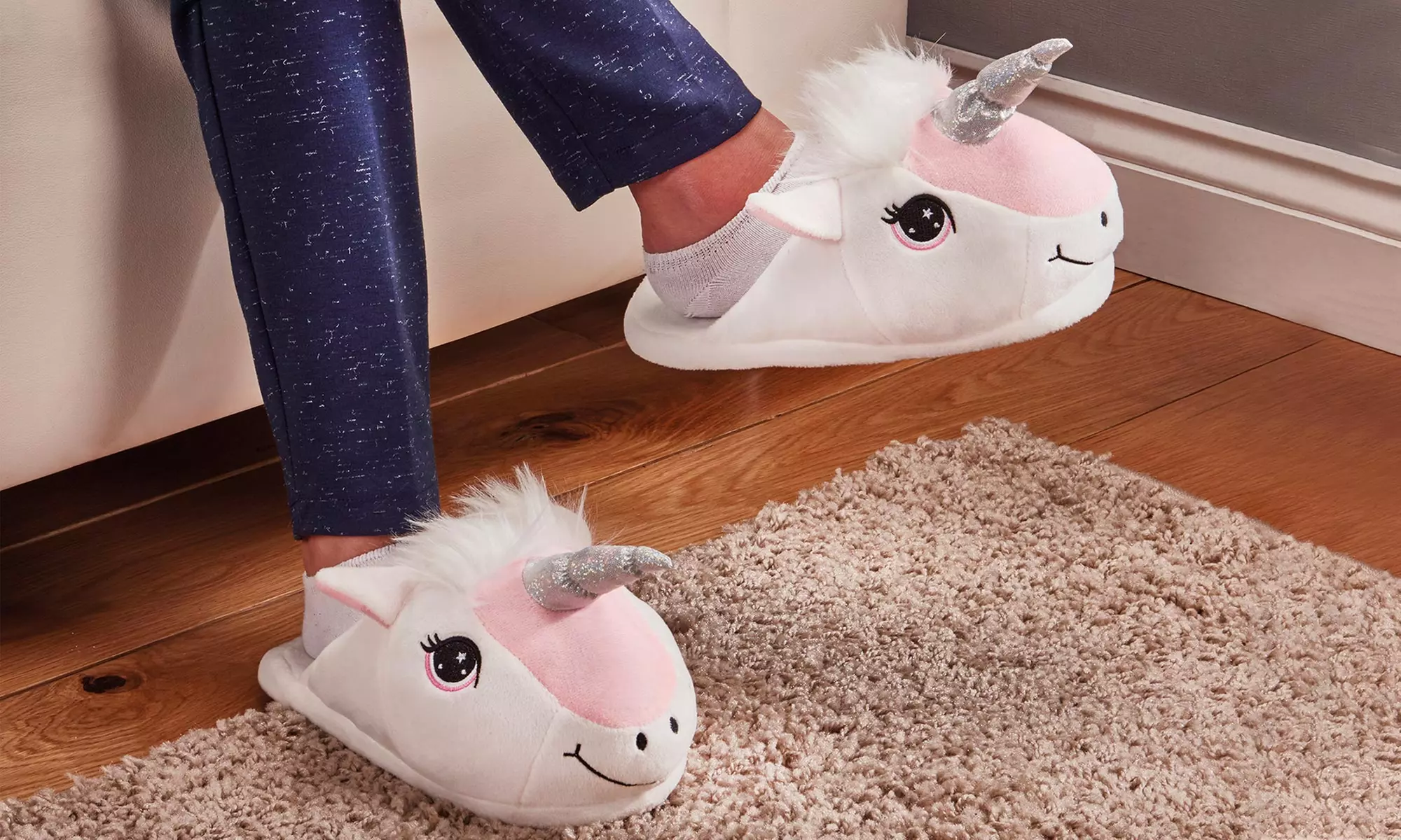 Unicorn Slippers - Primary Image
