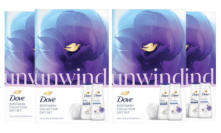 Image 7: Dove Unwind Bodywash Collection Gift Set