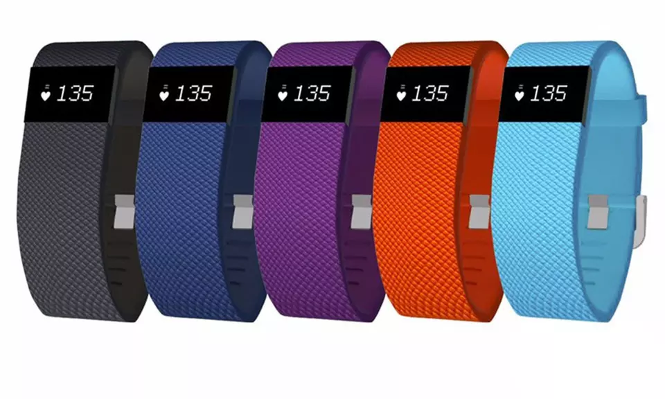 Bluetooth Fitness Tracker with Heart Rate Monitor - Primary Image