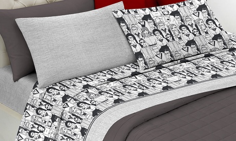 Completo letto Made in Italy disponibile in 3 dimensioni e 2 colori