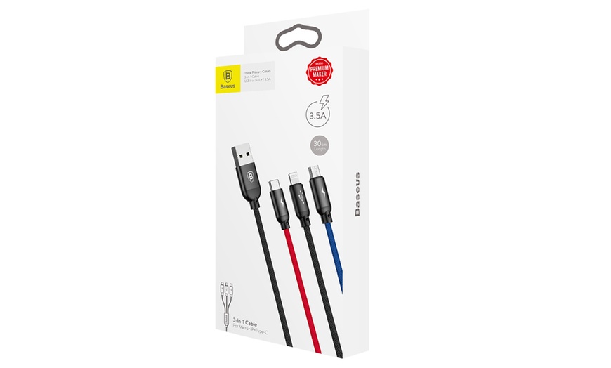 Image 8: Three-in-One Charging Cable