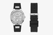 Guess stalen horloge met siliconen band - Image 2