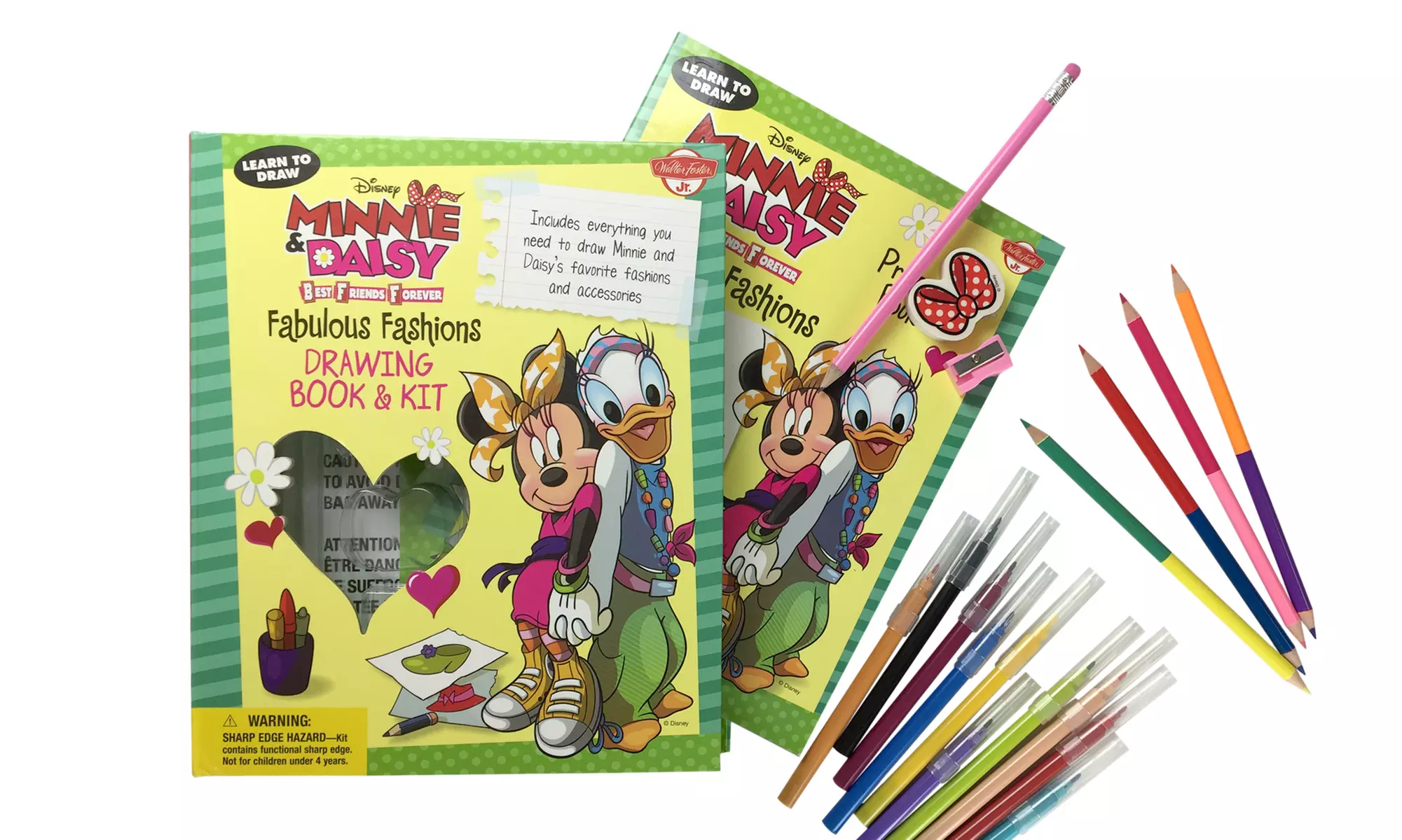 Disney Minnie & Daisy Best Friends Forever Fabulous Fashions Drawing Book and Kit (18-Piece) - Primary Image