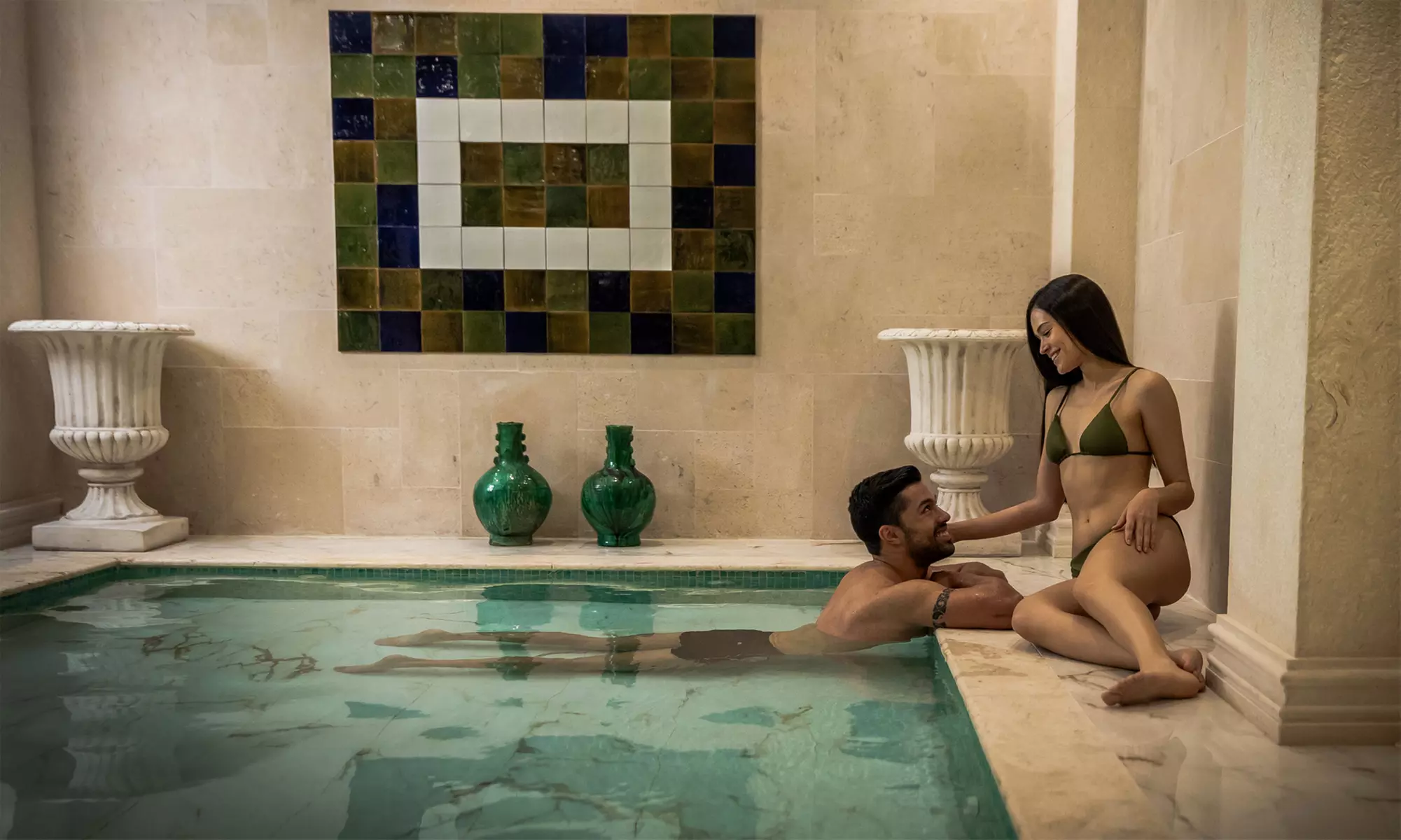 Hasta 2 horas de hammam con bebida y opción a exfoliación y masaje para 1 o 2 con hasta 58% de descuento - Primary Image