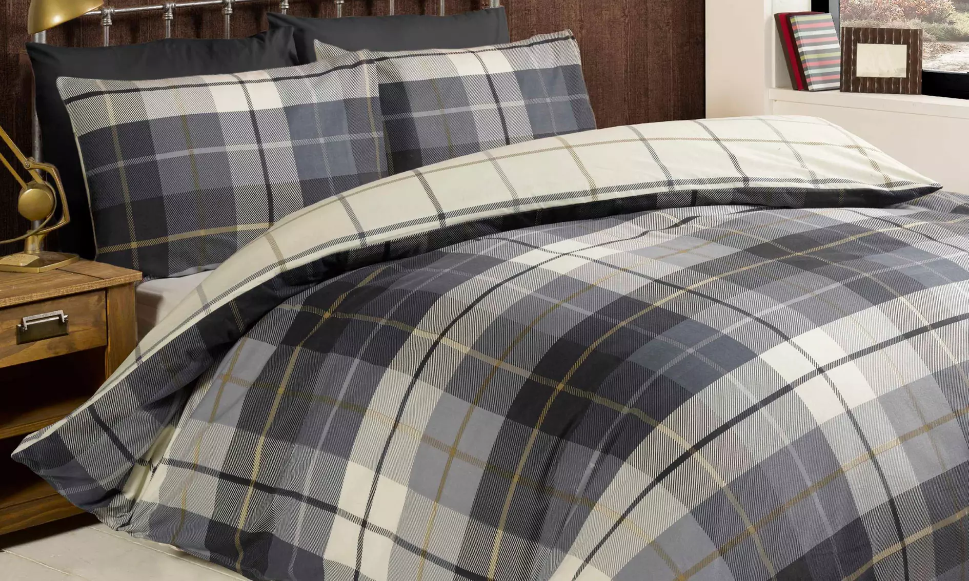 Soft Flannelette Bedding Duvet Set