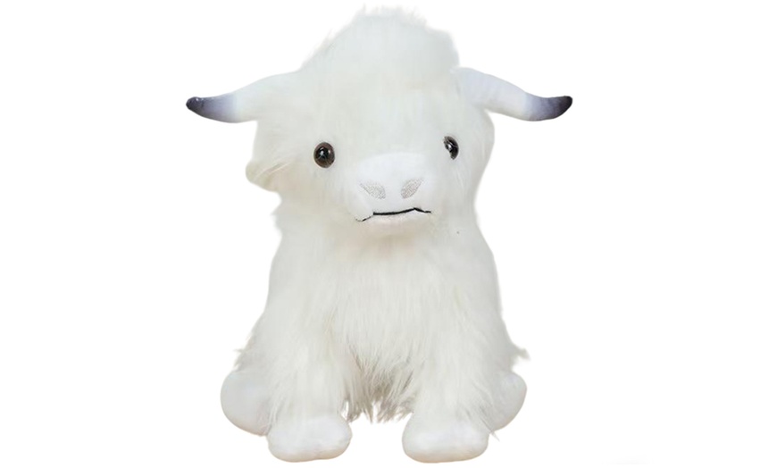 Image 3: Highland Cow Plush Toy, Ultra-Soft Fabric, 25cm Size