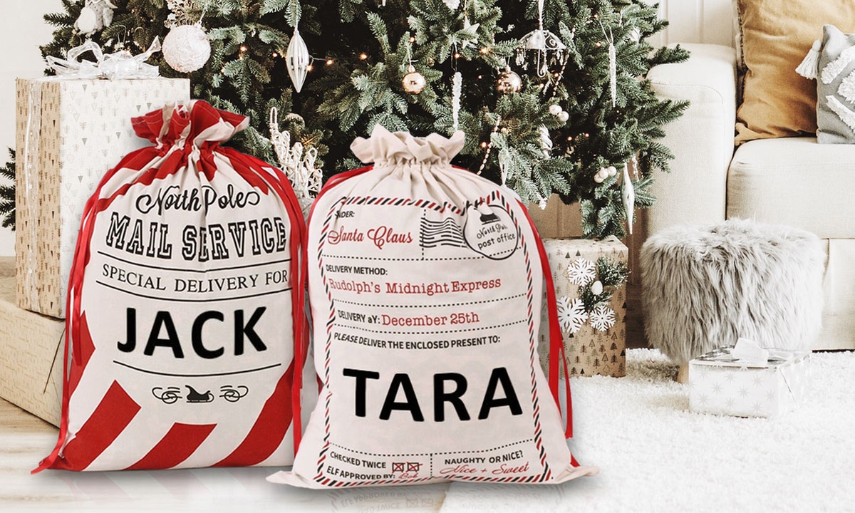 Christmas Sack Large - Personalized Holiday Storage