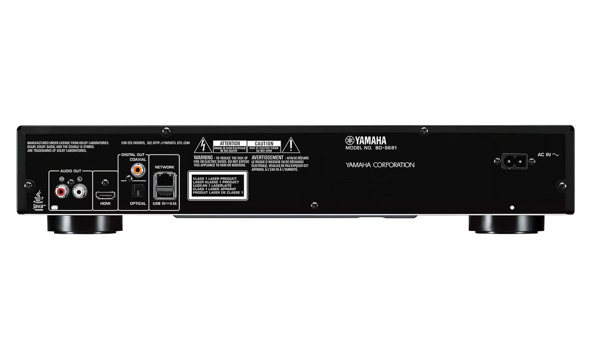 Yamaha Blu-ray Player with Built-in WiFi - Second Medium