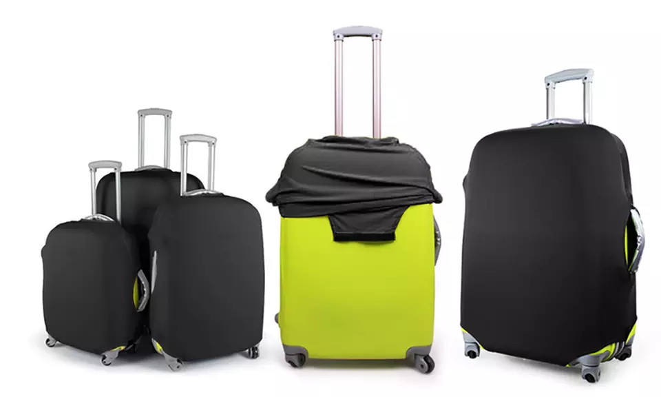 GOXUNYUAN Housse Protection Valise Grande 28 Pouces - Lavable, Élastique Et Robuste Pour Bagages 19-30 Pouces