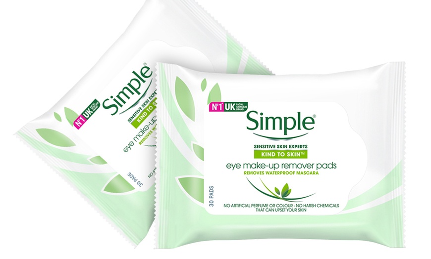 Image 3: Simple Eye Makeup Remover Pads