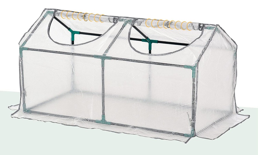 Image 2: Outsunny Portable Greenhouse