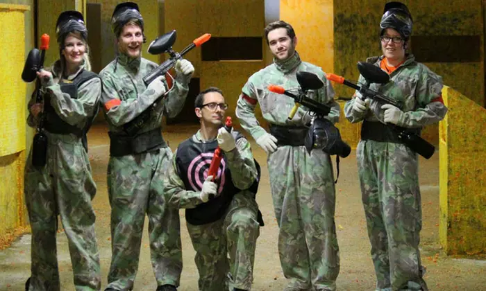 Drop-In Paintball for Four, Six, or Ten with Entry & Equipment Rental—Edmonton Paintball Centre (Up to 68% Off) - Primary Image
