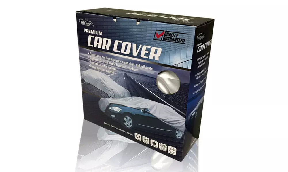 Coated Waterproof Sedan Car Cover with Storage Bag - Second Medium