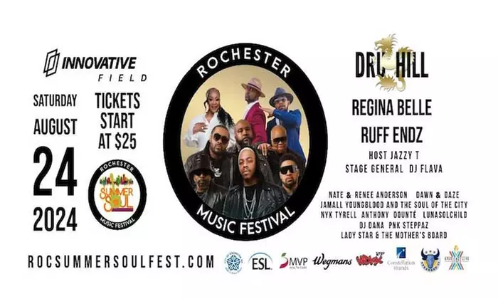 Roc Summer Soul Fest W/ Dru Hill, Regina Belle, Ruff Endz, and More - Primary Image