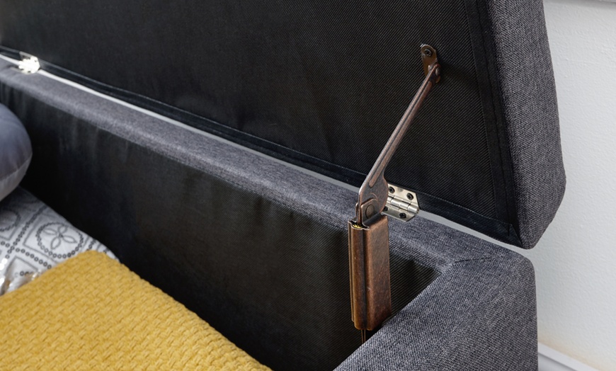 Image 5: Suitcase-Inspired Ottoman Storage