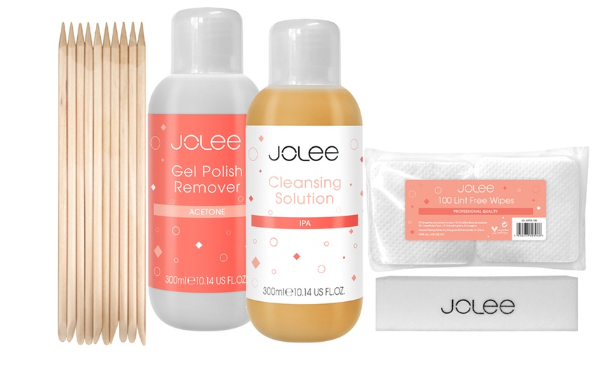 Image 1: Jolee Two- or Five-Piece Gel Nail Polish Remover Kit