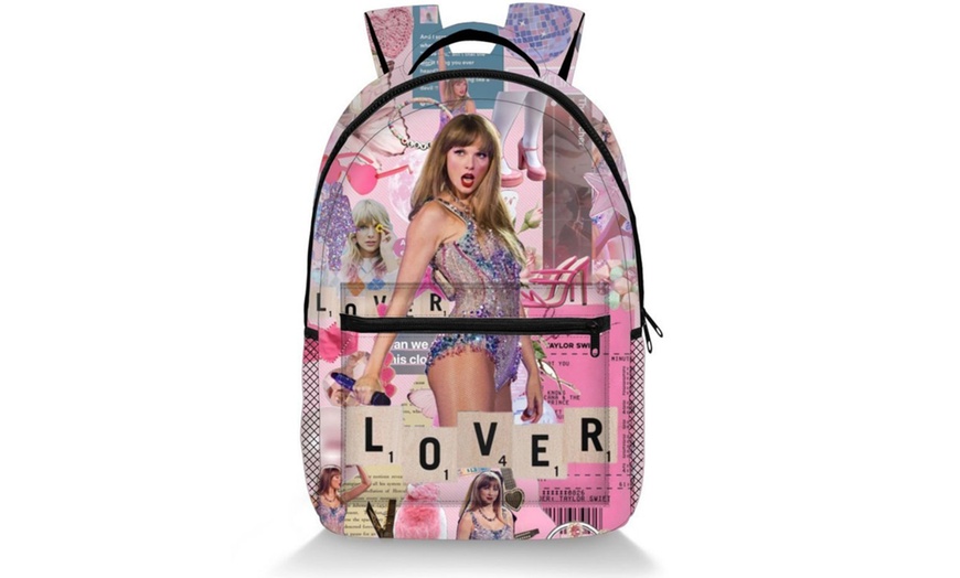 Image 13: Taylor Swift Themed Unisex Backpack