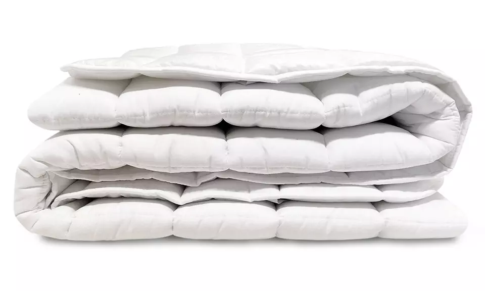 Coprimaterasso Topper imbottito in microfibra Made in Italy