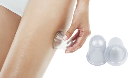 2 o 4 coppette vascolarizzanti in silicone per massaggio anti-rughe ed anti-cellulite per viso e corpo