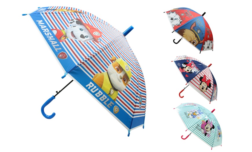 Image 1: Parapluie pour enfants avec personnage de dessin animé 