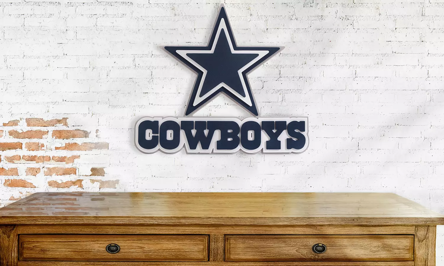 FanFave NFL 3D 16" x 16" Team Home Sign - Primary Image