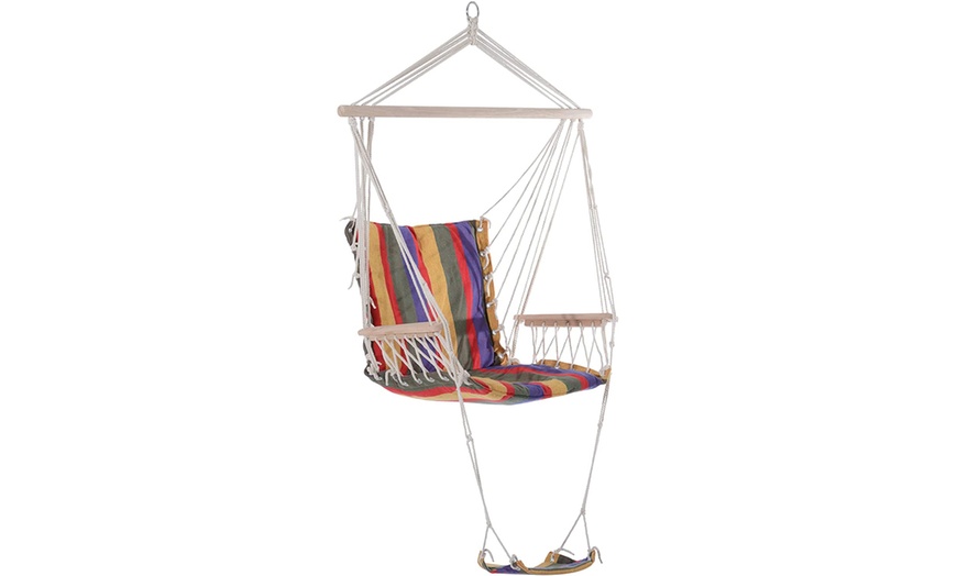 Image 16: Outsunny Hammock Swing Chair