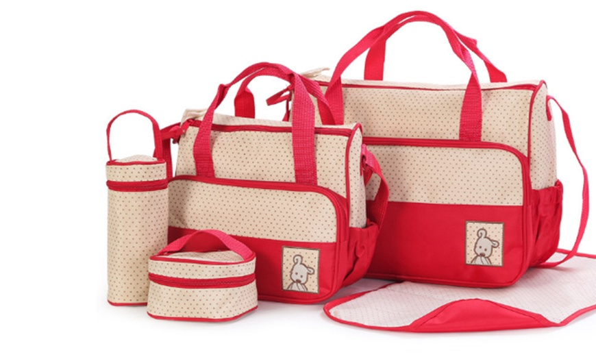 Image 8: Five-in-One Baby Bag Set