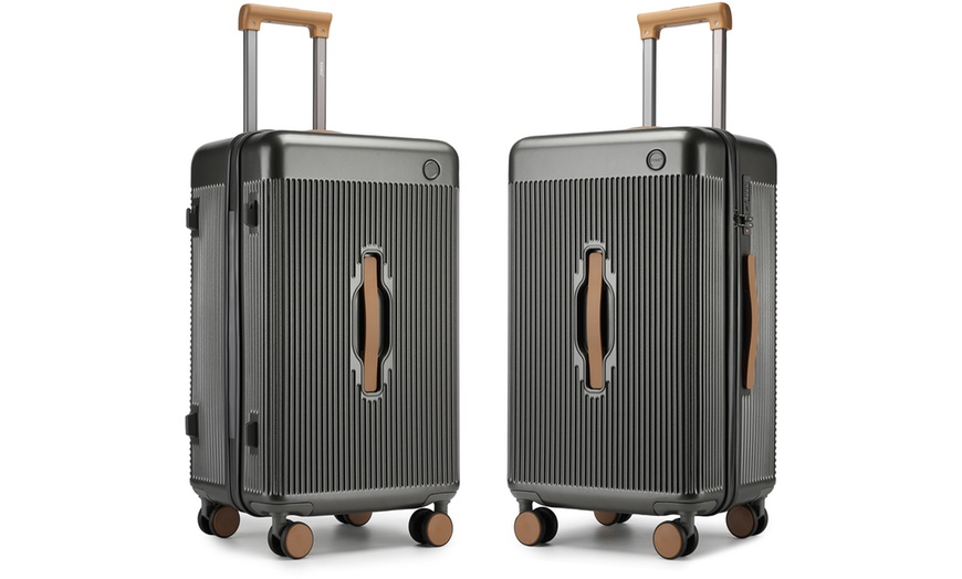 Image 12: 24-Inch Hard Shell Suitcase in Various Colours