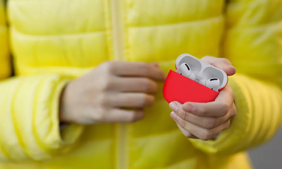 One or Two AirPods® Pro Cases with Detachable Carabiner