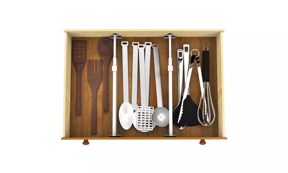 Expandable Adjustable Drawer Dividers (2-Pack) - Second Medium