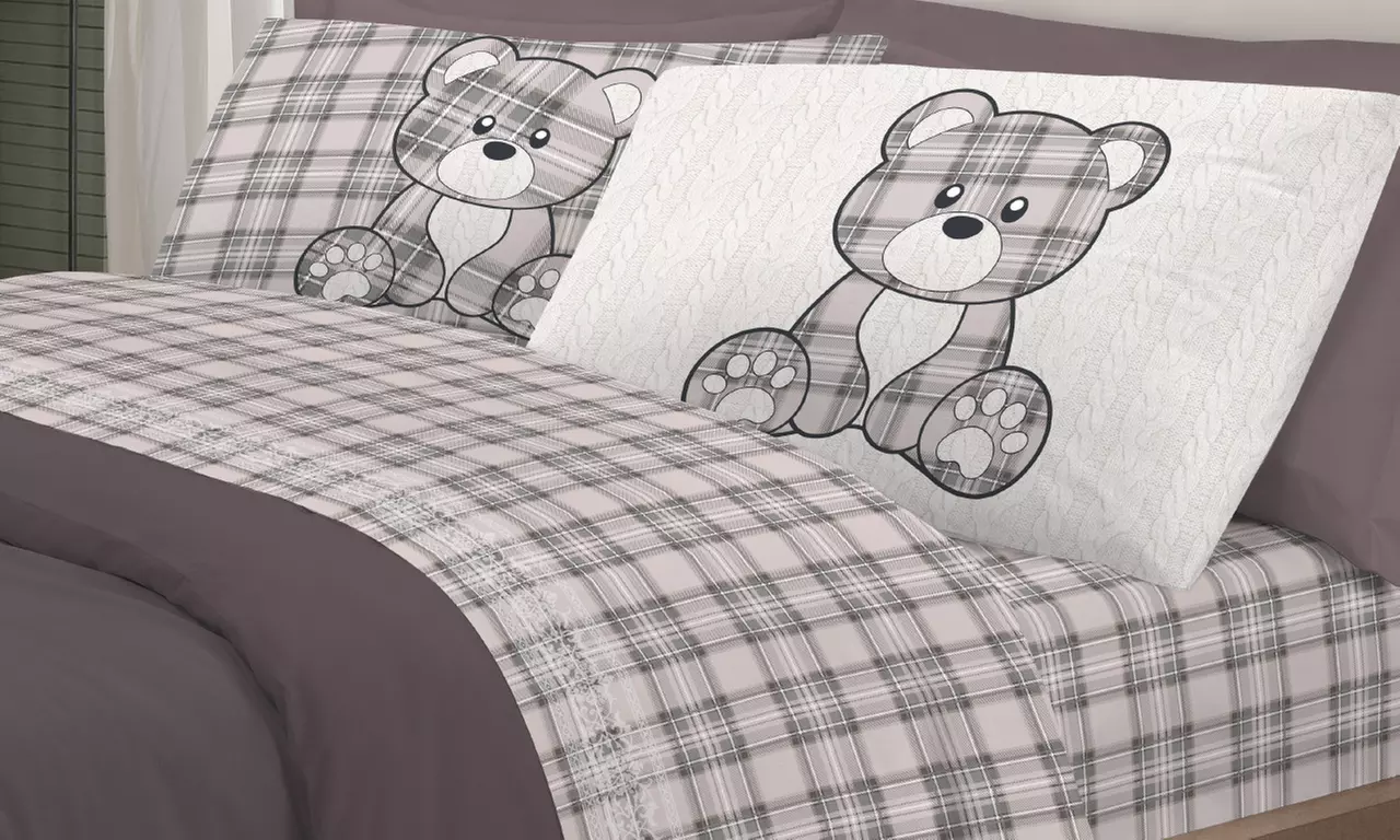 Completi Lenzuola Flanella Fantasie Invernali