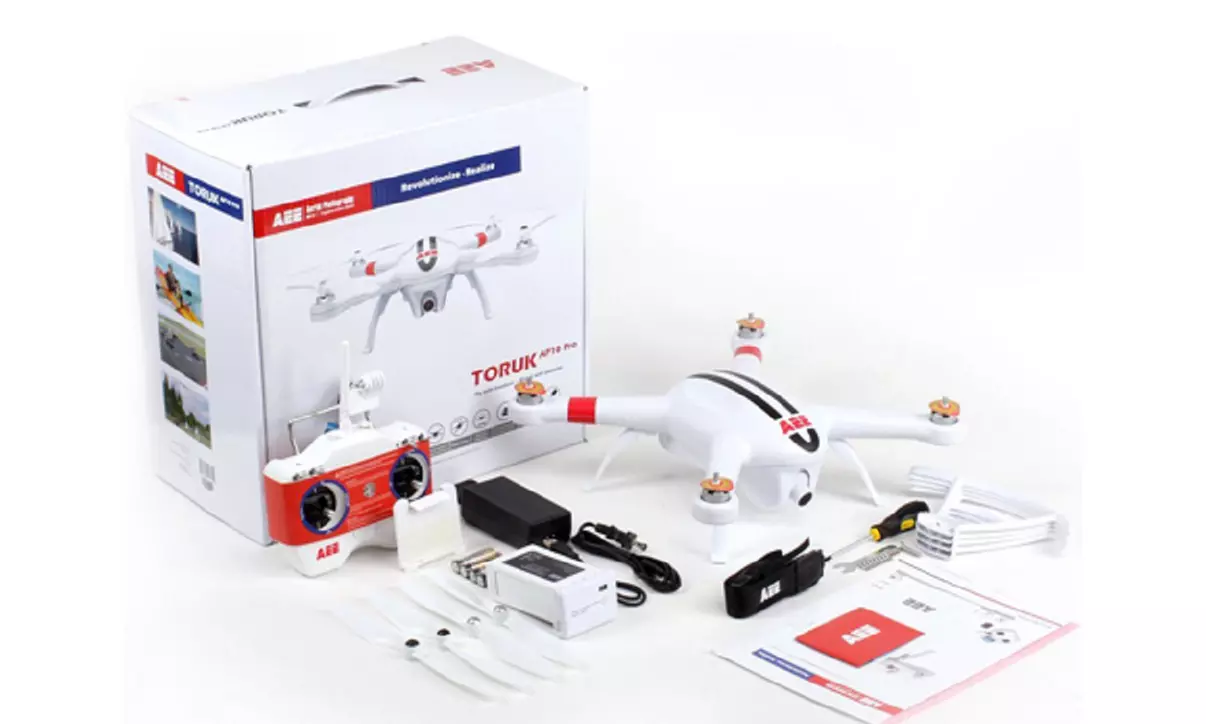 AEE AP10 Pro Quadcopter Drone with 16MP/1080p HD Onboard Camera, GPS Manual Flight Modes and Drone Training Course - Second Medium