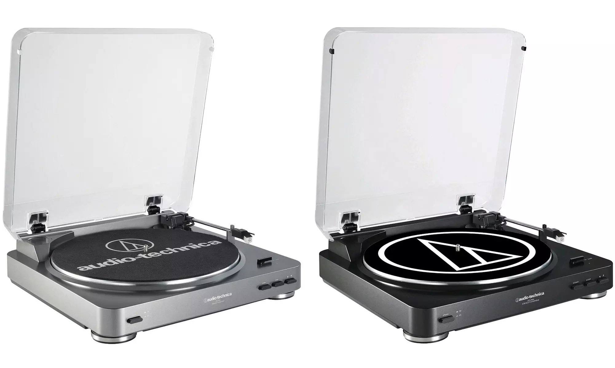 Audio-Technica AT-LP60 Fully Automatic Belt Driven Turntable in Black or Silver - Primary Image